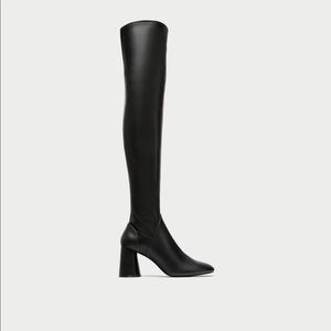 Zara Over the knee high heel boots